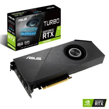 Видео карта Nvidia GeForce RTX 2080 SUPER, 8GB, Asus Turbo EVO (TURBO-RTX2080S-8G-EVO), PCI-E 3.0, 256bit, DisplayPort, HDMI | JAR Computers ASUS Turbo RTX 2080 SuperEVO TURBO-RTX2080S-8G-EVO