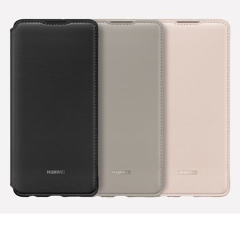 Elle wallet cover for Huawei P30 Black