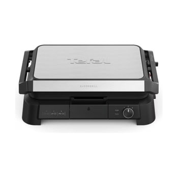 Грил преса Tefal SuperGrill 3in1 XL, 3 температурни настройки, 2200W | JAR Computers Tefal SuperGrill 3in1 XL GC520DE0