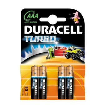 Батерии 4 x DURACELL Turbo AAA, 1.5V