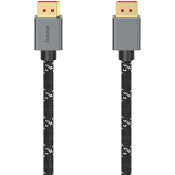 Кабел Hama 200505, от DisplayPort(м) към DisplayPort(м), 2m, черен | JAR Computers HAMA-200505