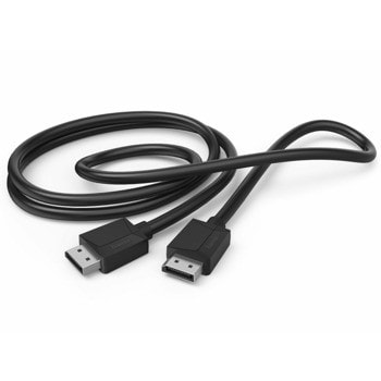 Кабел HAMA 200696, от DP 1.2 (м) към DP 1.2 (м), 1.5 м, черен | JAR Computers Hama 200696