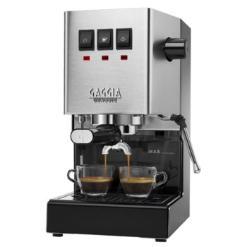 Кафемашина еспресо GAGGIA Classic, 1300 W, 15 bar, Crema филтър, инокс | JAR Computers GAGGIA Classic