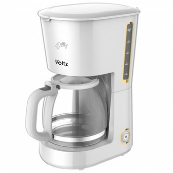 Кафемашина с кана Oliver Voltz OV51170W white, 700W, 1.25л. обем на резервоара за вода, противокапкова система, бяла | JAR Computers Oliver Voltz OV51170W white