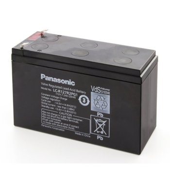 Акумулаторна батерия Panasonic LC-R127R2PG1, 12V, 7.2Ah, VRLA | JAR Computers Eaton Battery Panasonic LC-R127R2PG1 12V 7.2Ah F2