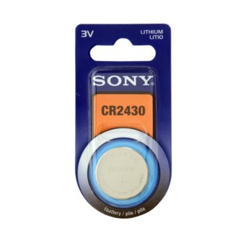 Батерия литиева Sony CR2430B1A, CR2430, 3.0V, 1бр.