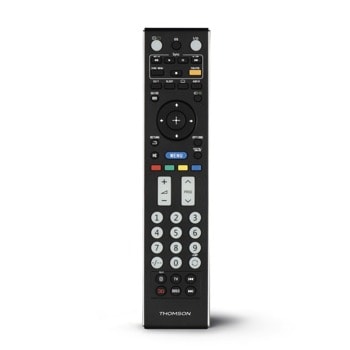 Дистанционно Thomson ROC1128SONY, съвместимо с всички Sony телевизори, функция SIMPLE mode, луминесцентни бутони, черно | JAR Computers Thomson ROC1128SONY