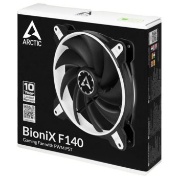 Вентилатор 140mm, Arctic BioniX F140 White, 4-pin, 1800rpm | JAR Computers Arctic BioniX F140 White (ACFAN00096A)