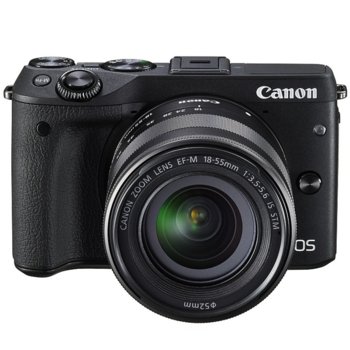 Canon EOS M3 black 9694B012AA + EF-M 18-55mm