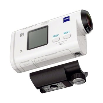 Sony HDR-AS200V (white),8.8Mpix,Zeiss Tessar Lens