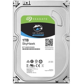 Твърд диск 1TB Seagate Skyhawk, SATA 6Gb/s, 5900 rpm, 64MB кеш, 3.5" (8.89 cm) | JAR Computers 1TB SeaGate ST1000VX005