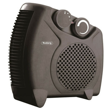 Вентилаторна печка Rosberg R51970A, 2000W, за под, 3 степени, черна | JAR Computers Rosberg R51970A