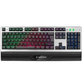 Клавиатура Tracer Gamezone Ores (TRAKLA46749), гейминг, RGB подсветка, сива, USB | JAR Computers Tracer TRAKLA46749