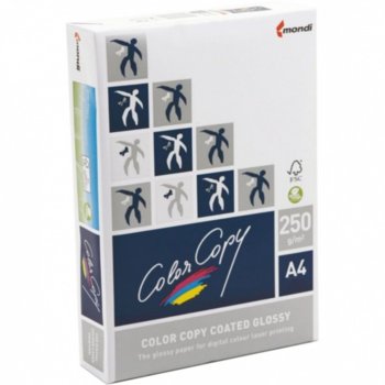 Картон Mondi Copy Color, А4, 250g/m2, 125л., бял | JAR Computers Mondi А4 250g/m2 125л. бял