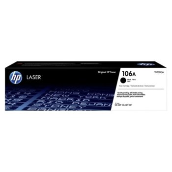 Тонер касета за HP Laser MFP 135a/135w/137fnw, Black, W1106A, оригинален, HP - Заб.: 1000 брой копия | JAR Computers HP 106A BlackOriginal Laser Toner Cartridge