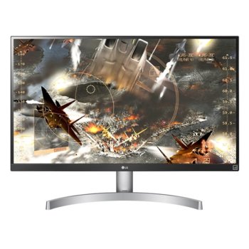 Монитор LG 27UK600, 27" (68.58 cm) IPS панел, UHD, 5ms, 350cd/m2, DisplayPort, HDMI | JAR Computers LG 27UK600-W