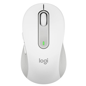 Мишка Logitech Signature M650 Off-White Medium, оптична (4000dpi), USB 2.4GHz, Bluetooth, бяла, 5 бутона | JAR Computers Logitech Signature M650 Off-white Medium
