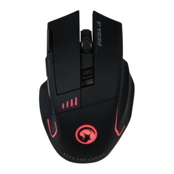 Мишка Marvo M720W, оптична (4800 dpi), безжична, 8 бутона, RGB подсветка, USB, черна | JAR Computers Marvo M720W