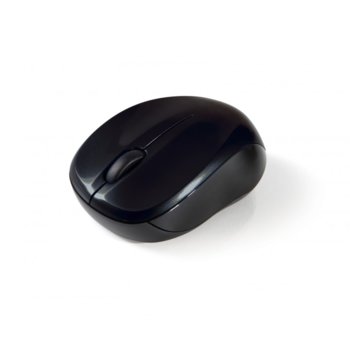 Мишка Verbatim Go Nano, безжична (2.4GHz), оптична (1300 dpi), USB, черна image