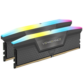 Памет 32GB (2x16GB) DDR5 6000MT/s, Corsair Vengenace RGB, CMH32GX5M2B6000Z30K, 1.4V | JAR Computers Corsair Vengeance RGB 2x16GB 6000MHz