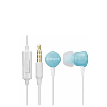 Слушалки Samsung EHS62 тип тапи, микрофон, сини | JAR Computers Samsung Wired Headset EHS62 Blue