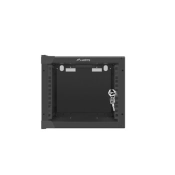 Комуникационен шкаф Lanberg WF10-2304-10B, 10", 4U, 280 x 310 x 247 mm, черен | JAR Computers Lanberg WF10-2304-10B