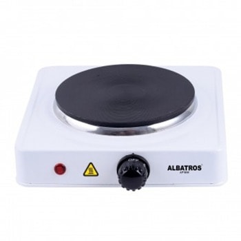 Електрически котлон Albatros AP16W, 1 нагревателна зона, механично управление, защита от прегряване, 1500 W, работен светодиод, бял | JAR Computers Albatros AP16W 21078