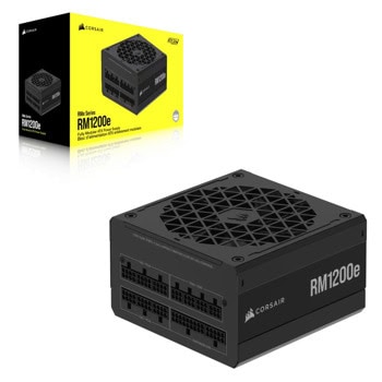 Захранване Corsair RM1200e (2025) (CP-9020258-EU), 1200W, Active PFC, 80 Plus Gold, 120mm вентилатор | JAR Computers Corsair RM1200e (2025) CP-9020258-EU