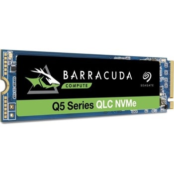 Памет SSD 500GB, Seagate Barracuda Q5 (ZP500CV3A001), PCIe NVMe, M.2 (2280), скорост на четене 2300 MB/s, скорост на запис 900 MB/s | JAR Computers Seagate 500GB BarraCuda Q5 M.2 NVME ZP500CV3A001