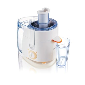 Сокоизстисквачка Philips HR1851/00, Viva Collection, вместимост на каната (1л.), регулатор за пулпа, 500W | JAR Computers Сокоизстисквачка Philips  HR1851/00