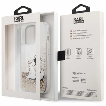 Karl Lagerfeld Liquid Glitter Choupette Fun Case