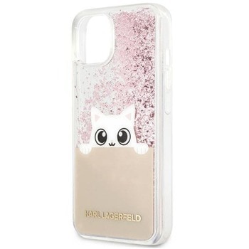 Karl Lagerfeld Liquid Glitter Peek a Boo Case