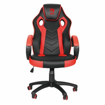 Геймърски стол Marvo Gaming Chair CH-903, до 120kg, 120 mm газов амортисьор, черен/червен image