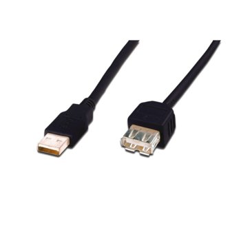 ASSMANN USB 2.0 A(м) към A(ж) 5.0 м AK-300202-050