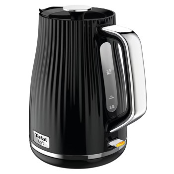 Електрическа кана Tefal KO250830, вместимост 1.7 литра, светлинен индикатор, 2400W, черна | JAR Computers Tefal KO250830