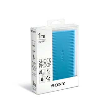 Sony HDD 1TB 2.5 USB 3.0 Shock proof, blue
