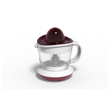 Цитруспреса Crown CCP-6568, 0.7 л вместимост, две приставки, 40W, червена | JAR Computers Crown CCP-6568