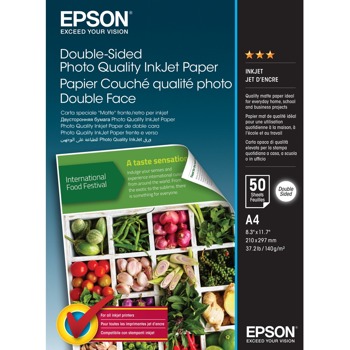 Фотохартия Epson C13S400059, A4, матова, 140 g/m2, 50 листа image