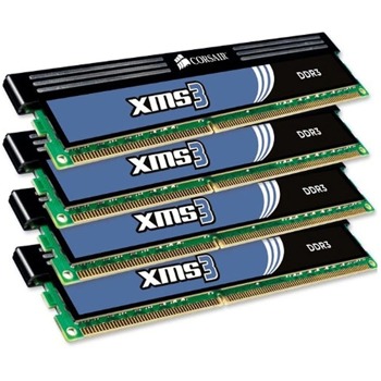 Памет 16GB (4x4GB) DDR3 1333MT/s, Corsair XMS3 (CMX16GX3M4A1333C9), 1.65V | JAR Computers Corsair XMS3 CMX16GX3M4A1333C9