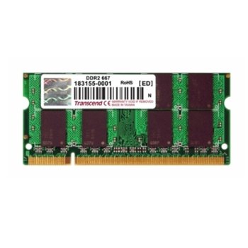 512MB DDR2 667MHz SODIMM Transcend