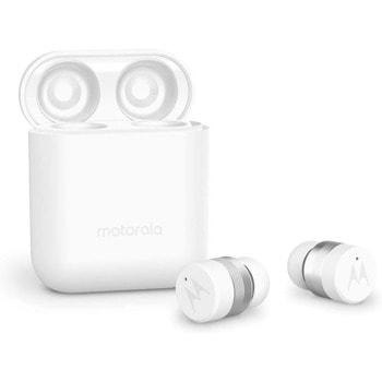 Слушалки Motorola Verve Buds 120, безжични, Bluetooth, микрофон, до 5 часа време на работа, IPX6, USB-C, бели | JAR Computers Motorola Verve Buds 120