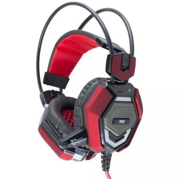 Слушалки SBOX White Shark GH-1644 Tiger, микрофон, 3.5mm жак, геймърски, 32 Ohm импеданс, 112 dB ± 3dB чувствителност, подсветка, черни | JAR Computers WHITE SHARK GH-1644 Геймърски слушалки черни