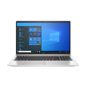 Лаптоп HP ProBook 450 G8 (2X7X6EA)(сребрист), четириядрен Tiger Lake Intel Core i5-1135G7 4.20 GHz, 15.6" (39.62 cm) Full HD IPS Anti-Glare Display & GF MX450 2GB, (HDMI), 8GB DDR4, 512GB SSD, 1x USB 3.1 Type-C, No OS image