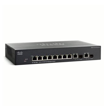 Суич Cisco SG 300-10, 1000Mbps, 10-port | JAR Computers Cisco SG 300 10