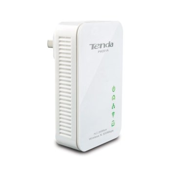 Powerline адаптери Tenda PW201A в комплект с Tenda P200, 300Mbps, Wi-Fi, 1x 10/100 Ethernet порт, 2 устройства | JAR Computers Tenda PW201A + P200