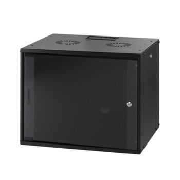 Комуникационен шкаф Mirsan MR.WTC07U45.01, 19", 7U, 540 x 350 x 450 мм, за монтаж на стена, черен | JAR Computers Mirsan MR.WTC07U45.01