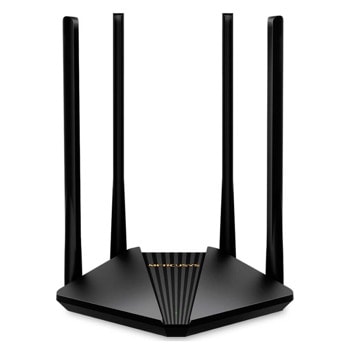 Рутер Mercusys MR30G, 1200Mbps, 2.4GHz (300Mbps) & 5.0GHz (867Mbps), Wireless AC, 2x 10/100/1000, 1x WAN 10/100/1000bps, 4x външни антени | JAR Computers Mercusys MR30G