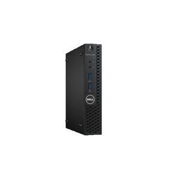Настолен компютър Dell Optiplex 3050 (S003O3050MFFCEE), двуядрен Kaby Lake Intel Core i3-7100T 3.40 GHz, 4GB DDR4, 500GB HDD, 4x USB 3.1, клавиатура и мишка, Windows 10 | JAR Computers Dell Optiplex 3050 S003O3050MFFCEE