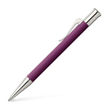 Химикалка Faber-Castell Guilloche, черен цвят на писане, лилава | JAR Computers Химикалка Graf von Faber-Castell Guilloche виолет