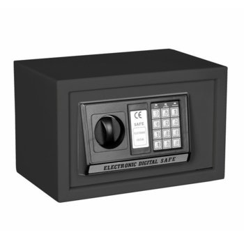 Сейф Crown ES-20, 31 x 20 x 20 cm, черен | JAR Computers Crown ES-20